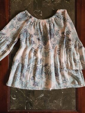 Spense Small Floral Light Pink Blouse